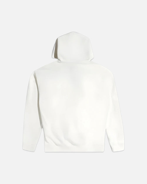 BPE WHITE ZIP HOODIE