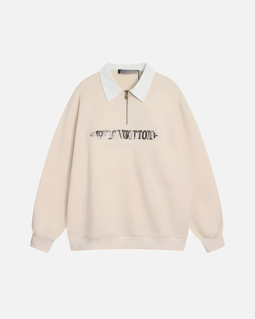 L WHITE SWEATSHIRT
