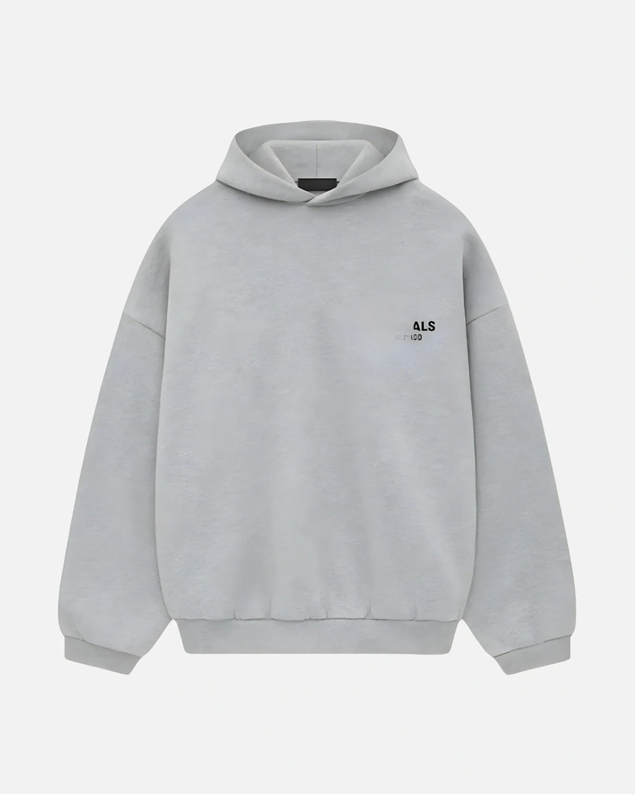 3SSENTIAL GREY HOODIE
