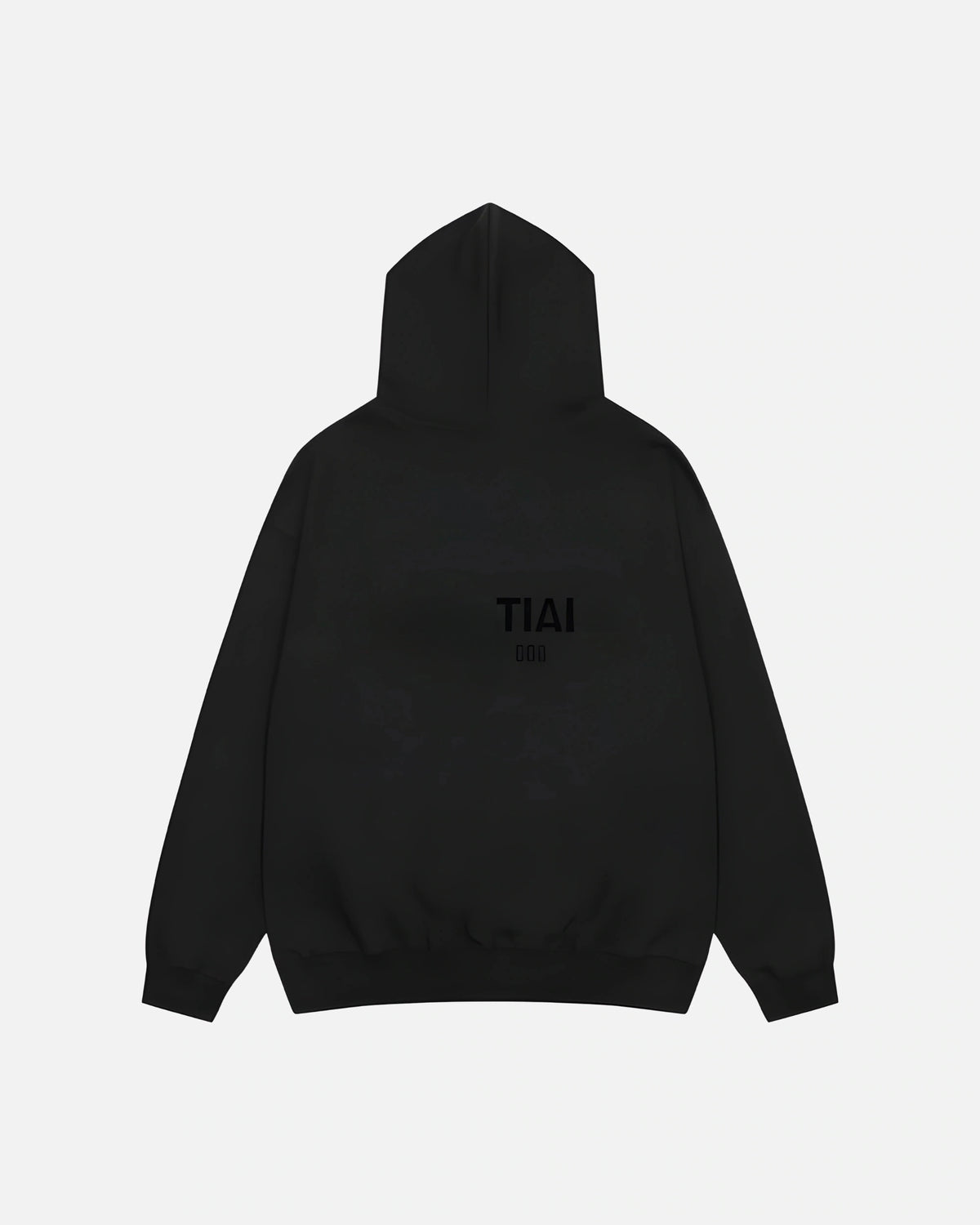 3SSENTIAL BLACK HOODIE