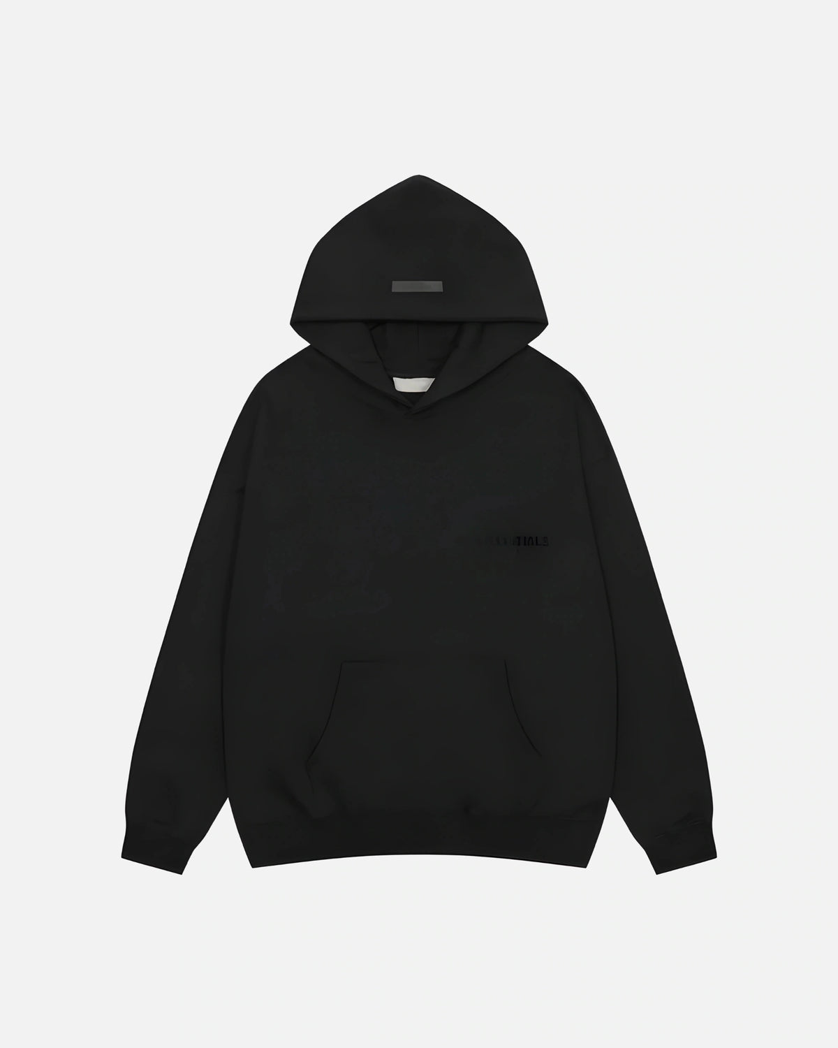 3SSENTIAL BLACK HOODIE