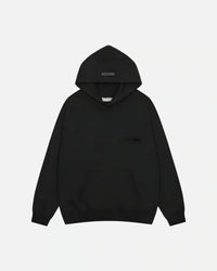 3SSENTIAL BLACK HOODIE