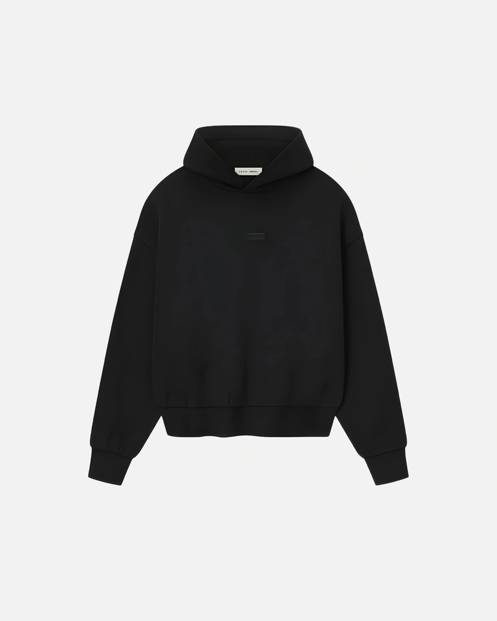 3SSENTIAL BLACK HOODIE