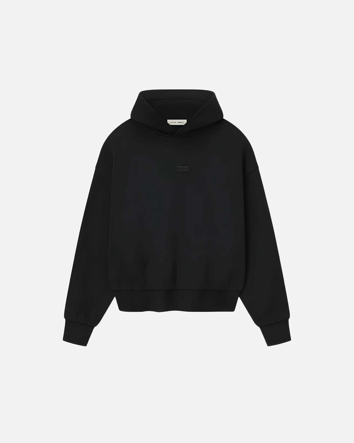 3SSENTIAL BLACK HOODIE