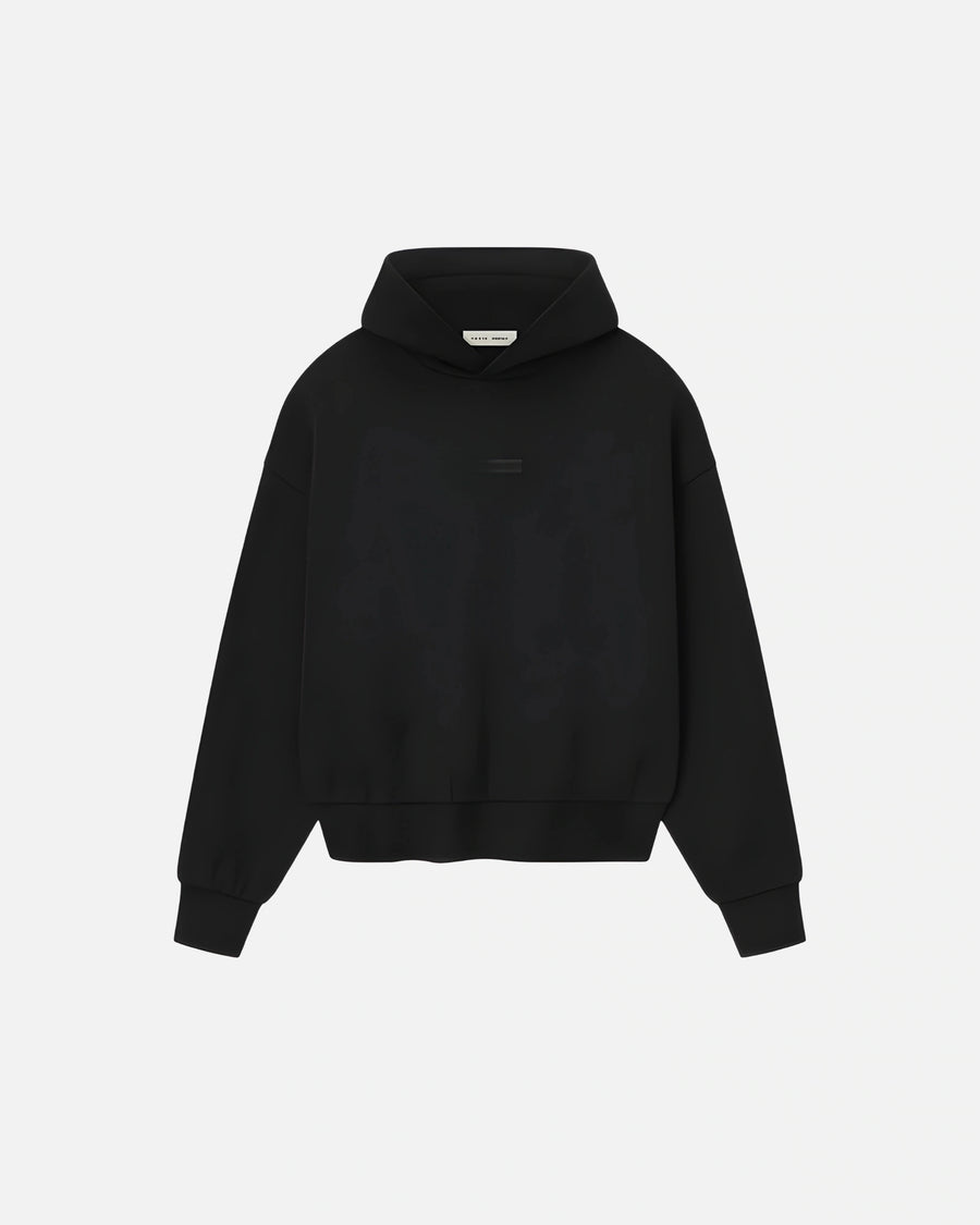 3SSENTIAL BLACK HOODIE