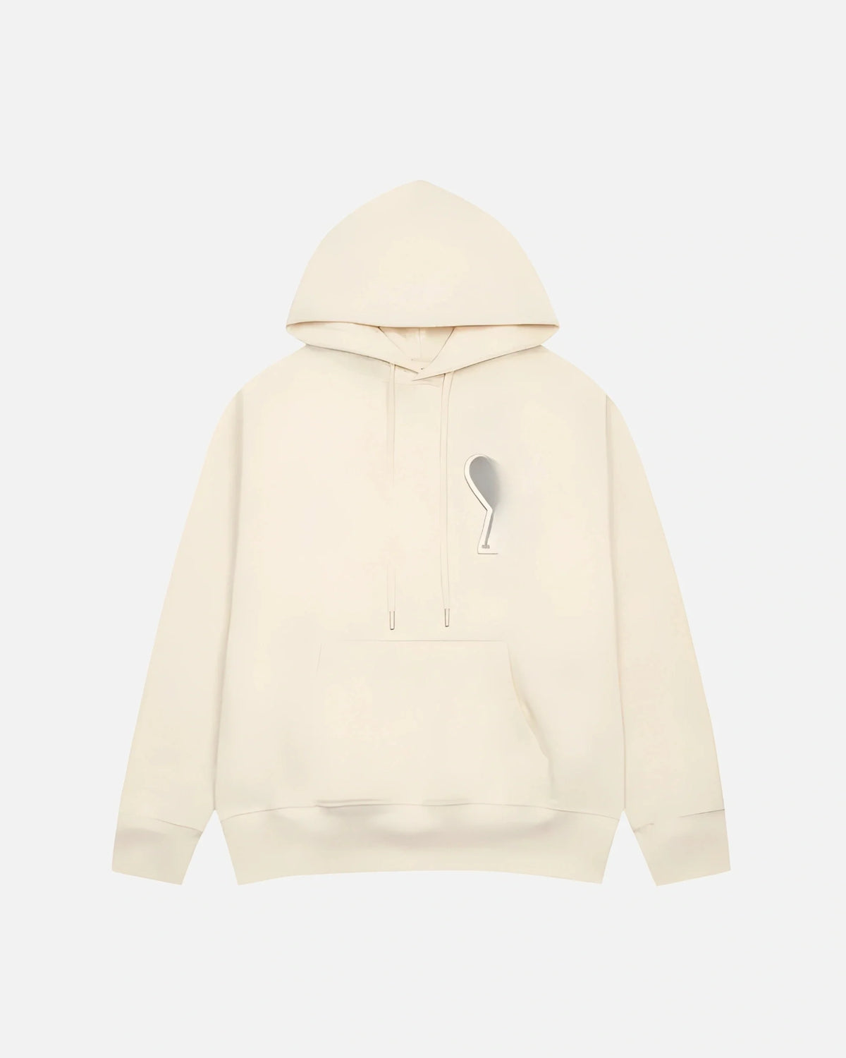 Amy Paree Hoodie 001 Beige Front