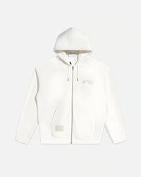 BPE WHITE ZIP HOODIE