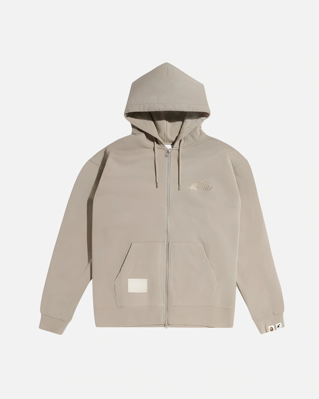 BPE CREAM ZIP HOODIE