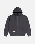 BPE GREY ZIP HOODIE