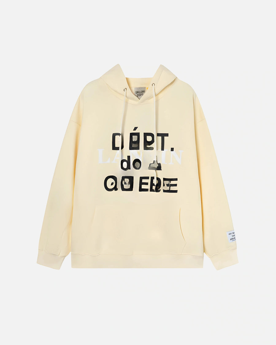GLLRY CREAM HOODIE